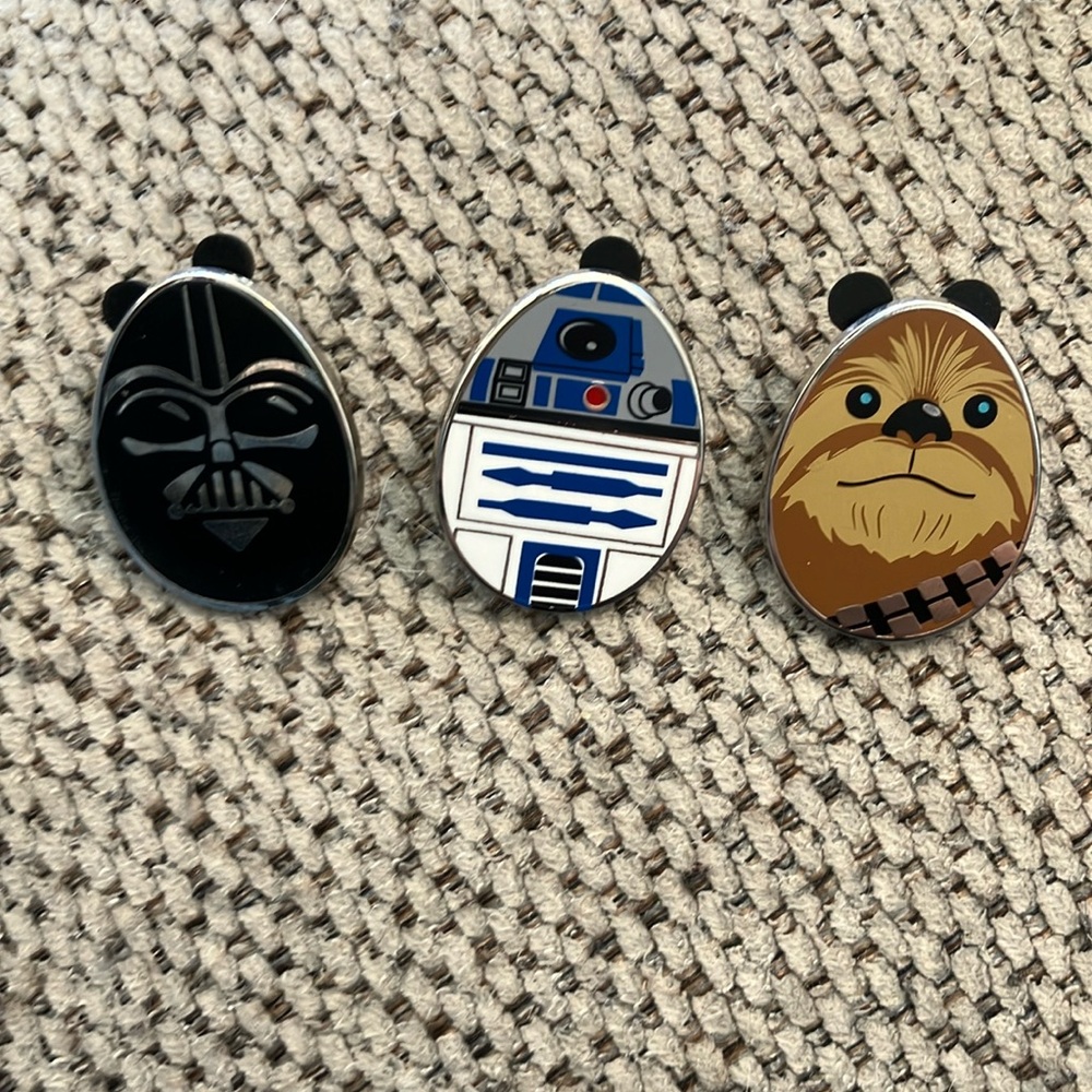 Disney Star Wars pins set
